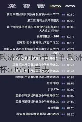 央视四套欧洲杯节目表直播 cctv4欧洲版节目表-第2张图片-www.211178.com_果博福布斯