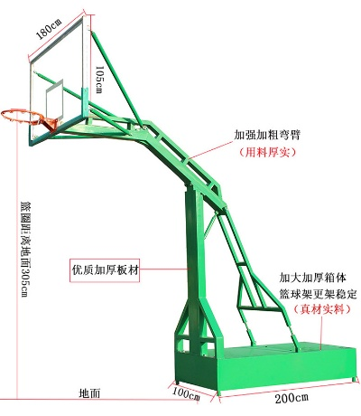 篮球架侧面图解，让你轻松打造属于自己的篮球场-第3张图片-www.211178.com_果博福布斯